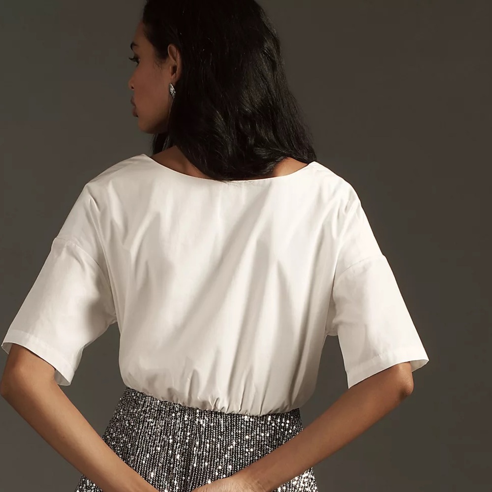 Anthropologie Delfi Collective Sequin Twofer Midi Dress - Picture 7 of 11